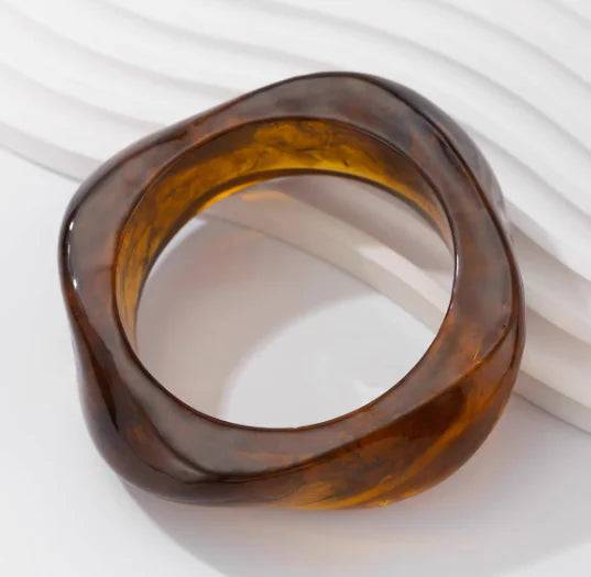Marbled Geometric Bracelet