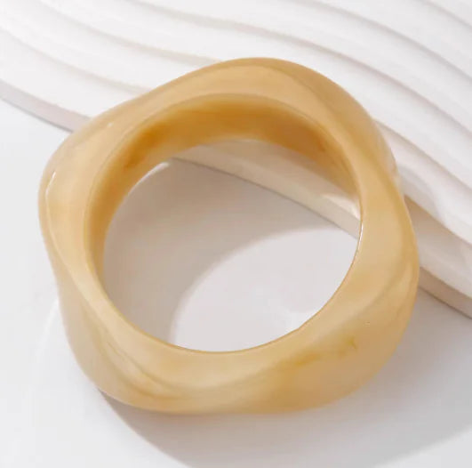 Marbled Geometric Bracelet