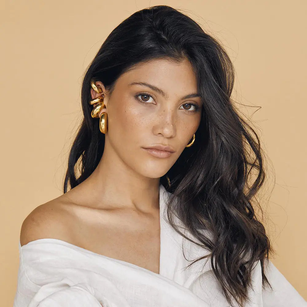 Hollow Hoop Earrings